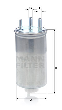 Топливный фильтр HENGST FILTER арт. WK8039