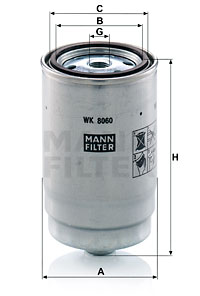 Топливный фильтр HYUNDAI арт. WK8060z