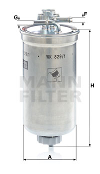 Топливный фильтр KNECHT арт. WK829/1X