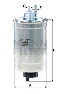 Топливный фильтр FRAM арт. WK8292