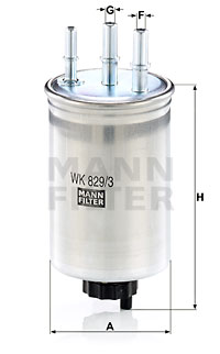 Топливный фильтр WIX FILTERS арт. WK829/3