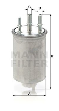 Топливный фильтр MFILTER арт. WK829/6