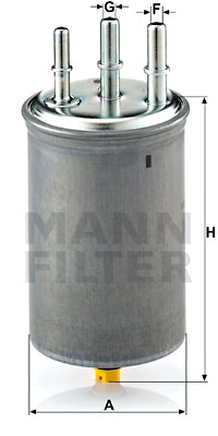 Топливный фильтр HENGST FILTER арт. WK829/7