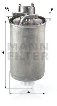 Топливный фильтр DELPHI арт. WK829