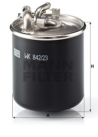 Топливный фильтр MEYLE арт. WK 842/23X