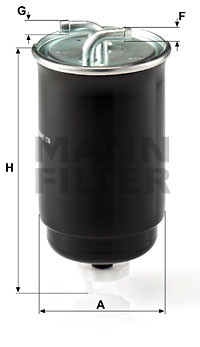 Топливный фильтр PURFLUX арт. WK 842/3