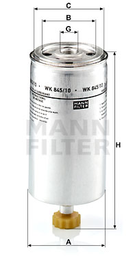Фільтр палива DT Spare Parts арт. WK84510