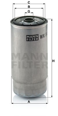 Топливный фильтр PURFLUX арт. WK845/7