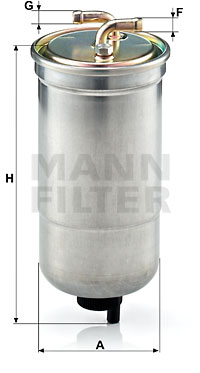 Топливный фильтр FRAM арт. WK853/16