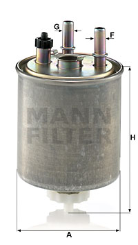 Топливный фильтр UFI арт. WK9022