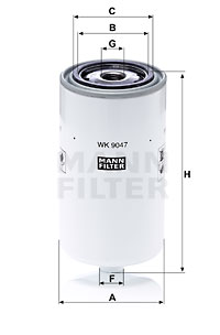 Фільтр палива FEBI BILSTEIN арт. WK9047