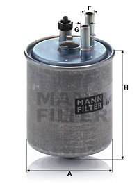 Топливный фильтр FRAM арт. WK 918/2 X