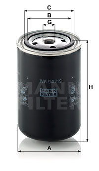 Топливный фильтр WIX FILTERS арт. WK940/19