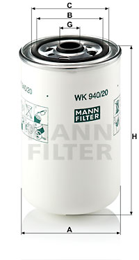 Фільтр палива FEBI BILSTEIN арт. WK940/20