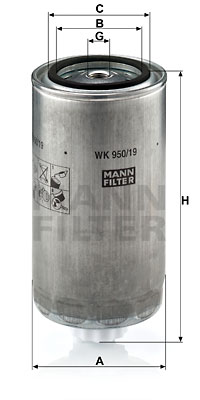 Топливный фильтр BOSCH арт. WK 950/19