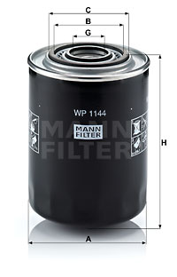 Масляный фильтр CHAMPION арт. WP1144