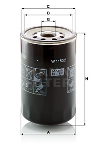 Фільтр масляний DONALDSON арт. W11502