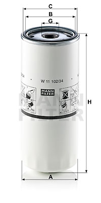 Масляный фильтр BOSCH арт. W1110234