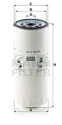 Масляный фильтр MAHLE арт. W1110236