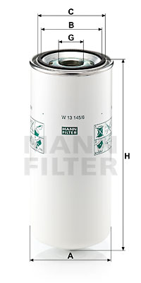Масляный фильтр WIX FILTERS арт. W13145/6