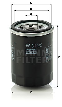 Масляный фильтр WIX FILTERS арт. W 610/3