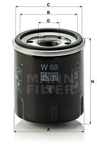 Масляный фильтр FRAM арт. W68
