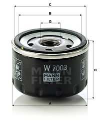 Масляный фильтр FRAM арт. W 7003