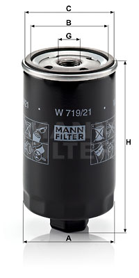 Масляный фильтр WIX FILTERS арт. W719/21