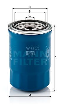Масляный фильтр WIX FILTERS арт. W830/3