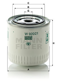 Масляный фильтр WIX FILTERS арт. W 920/21