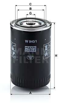Масляный фильтр CLEAN FILTERS арт. W940/1