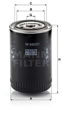 Масляный фильтр CLEAN FILTERS арт. W940/21