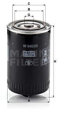 Масляный фильтр CLEAN FILTERS арт. W 940/25