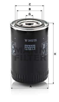 Масляный фильтр CLEAN FILTERS арт. W940/35