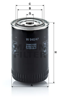 Масляный фильтр CLEAN FILTERS арт. W940/47