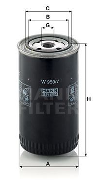 Масляный фильтр FRAM арт. W950/7