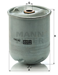Фільтр масляний HENGST FILTER арт. ZR903x
