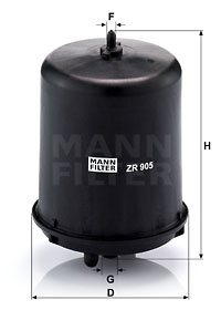 Фільтр масляний BOSCH арт. ZR905z