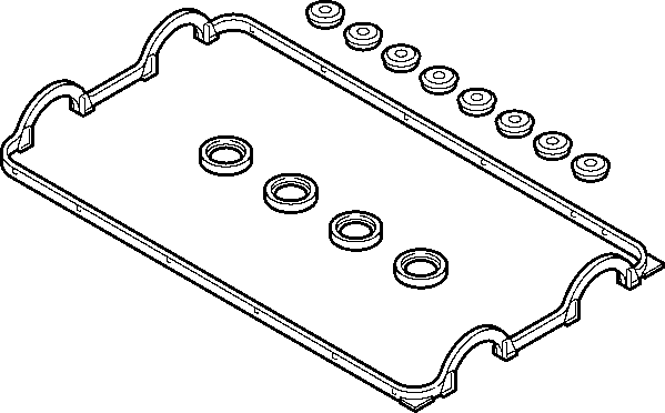 Прокладка кришки клапанів Honda Civic 1.6 89-01 (к-кт)  арт. 685610