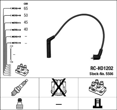 Комплект проводов зажигания HYUNDAI арт. 5506
