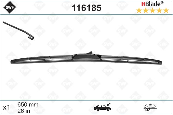 Щетка стеклоочистителя HYUNDAI арт. 116185