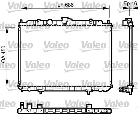 Радіатор VALEO VL 735063