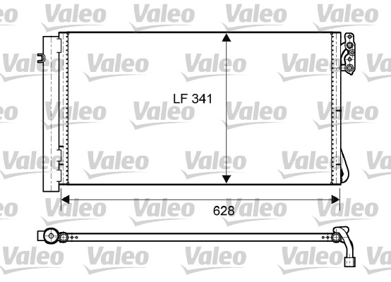 Радиатор кондиционера AVA QUALITY COOLING арт. 814012