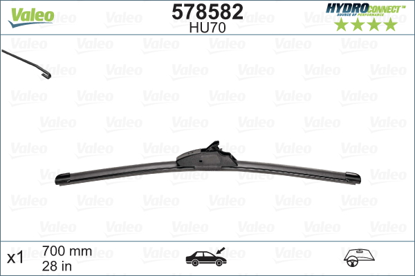 Щетка стеклоочистителя VALEO 578582