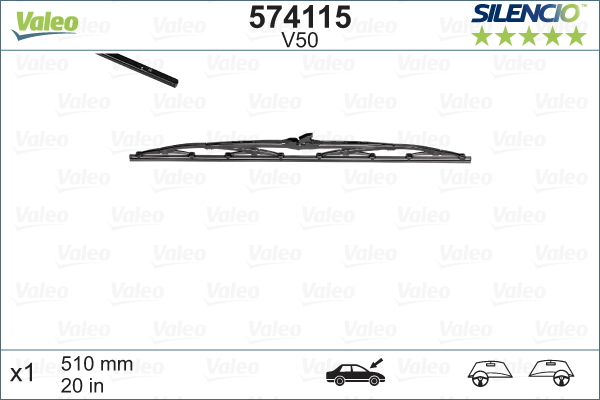 Щетка стеклоочистителя KAVO PARTS арт. 574115