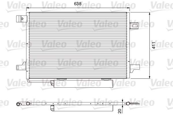 Радіатор кондиціонера MB A-class (W169)/B-class (W245) 1.5-2.0LPG 04-12 (з осушувачем) NRF арт. 814249