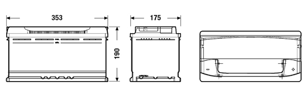 Аккумулятор BOSCH арт. EA1000