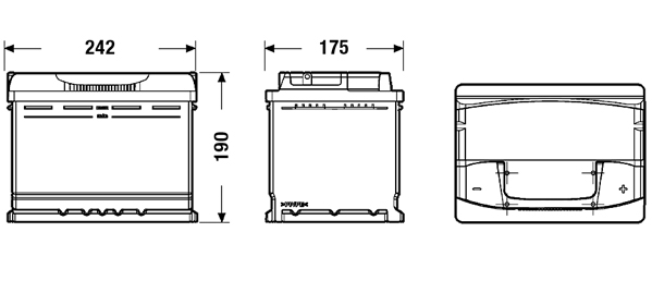 Аккумулятор BOSCH арт. EA640