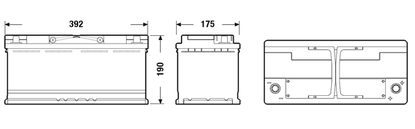 Аккумулятор BOSCH арт. EK1050