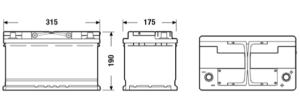 Аккумулятор BOSCH арт. EK800